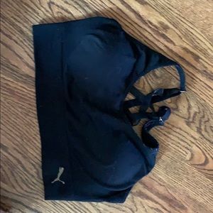 Puma Black Sports Bra